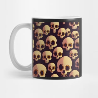 Cute Halloween Skull Pattern Mug